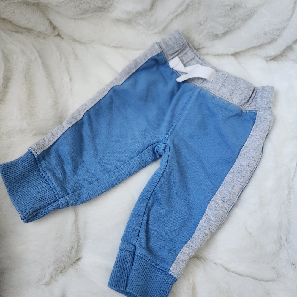 Carter's Blue and Gray Jogger Sweatpants